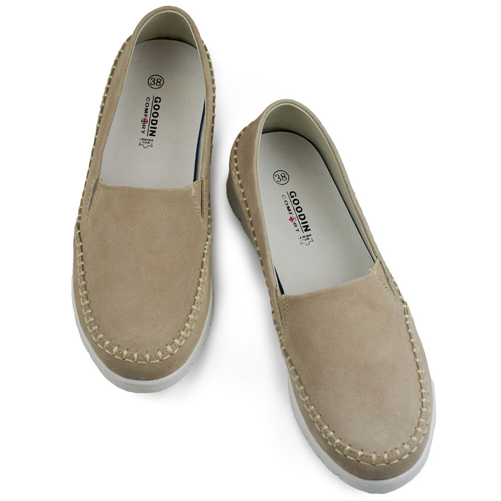 Laisvalaikio batai moterims Primohurt, smėlio spalvos kaina ir informacija | Bateliai moterims  | pigu.lt