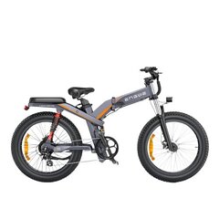 Elektrinis dviratis sulankstomas Engwe X24 24", pilkas kaina ir informacija | Elektriniai dviračiai | pigu.lt