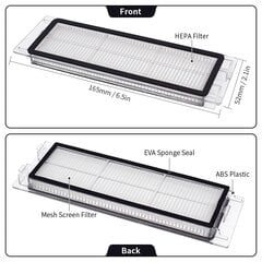 Набор фильтров и щеток для пылесоса Roborock S7 цена и информация | Аксессуары для пылесосов | pigu.lt