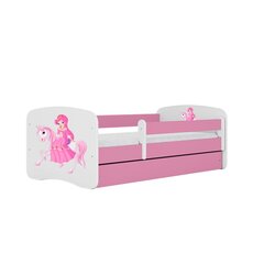 Vaikiška lova Babydreams 180x80 cm, rožinė kaina ir informacija | Vaikiškos lovos | pigu.lt