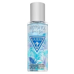 Guess Mykonos Breeze Shimmer спрей для тела для женщин 250 мл цена и информация | Женская парфюмированная косметика | pigu.lt