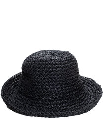 Pinta šiaudinė skrybėlė, 17838-uniw kaina ir informacija | Kepurės moterims | pigu.lt