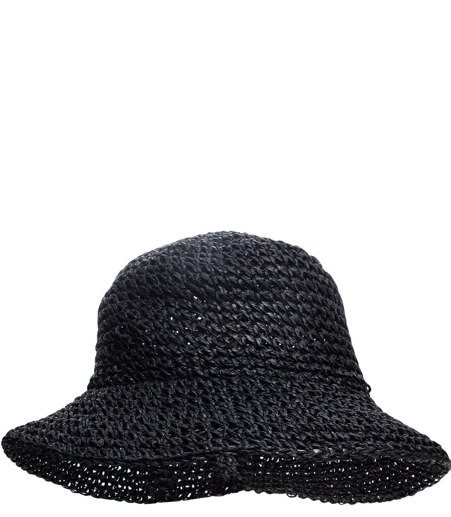 Pinta šiaudinė skrybėlė, 17838-uniw kaina ir informacija | Kepurės moterims | pigu.lt