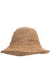 Pinta šiaudinė skrybėlė, 17839-uniw kaina ir informacija | Kepurės moterims | pigu.lt