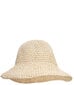 Pinta šiaudinė skrybėlė, 17840-uniw kaina ir informacija | Kepurės moterims | pigu.lt
