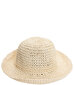 Pinta šiaudinė skrybėlė, 17840-uniw kaina ir informacija | Kepurės moterims | pigu.lt