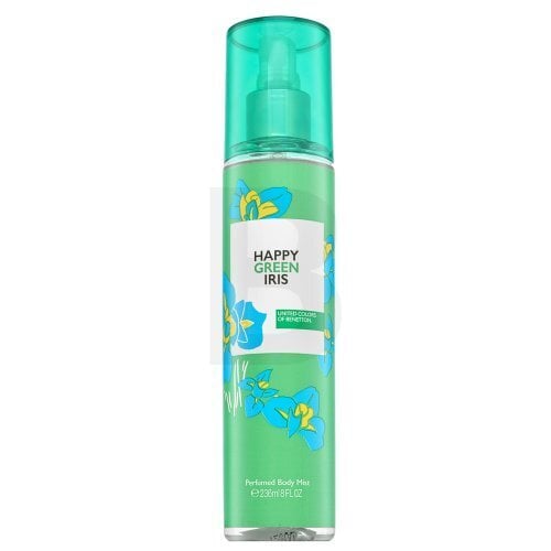 Kūno purškiklis moterims Benetton Happy Green Iris, 236 ml kaina ir informacija | Parfumuota kosmetika moterims | pigu.lt