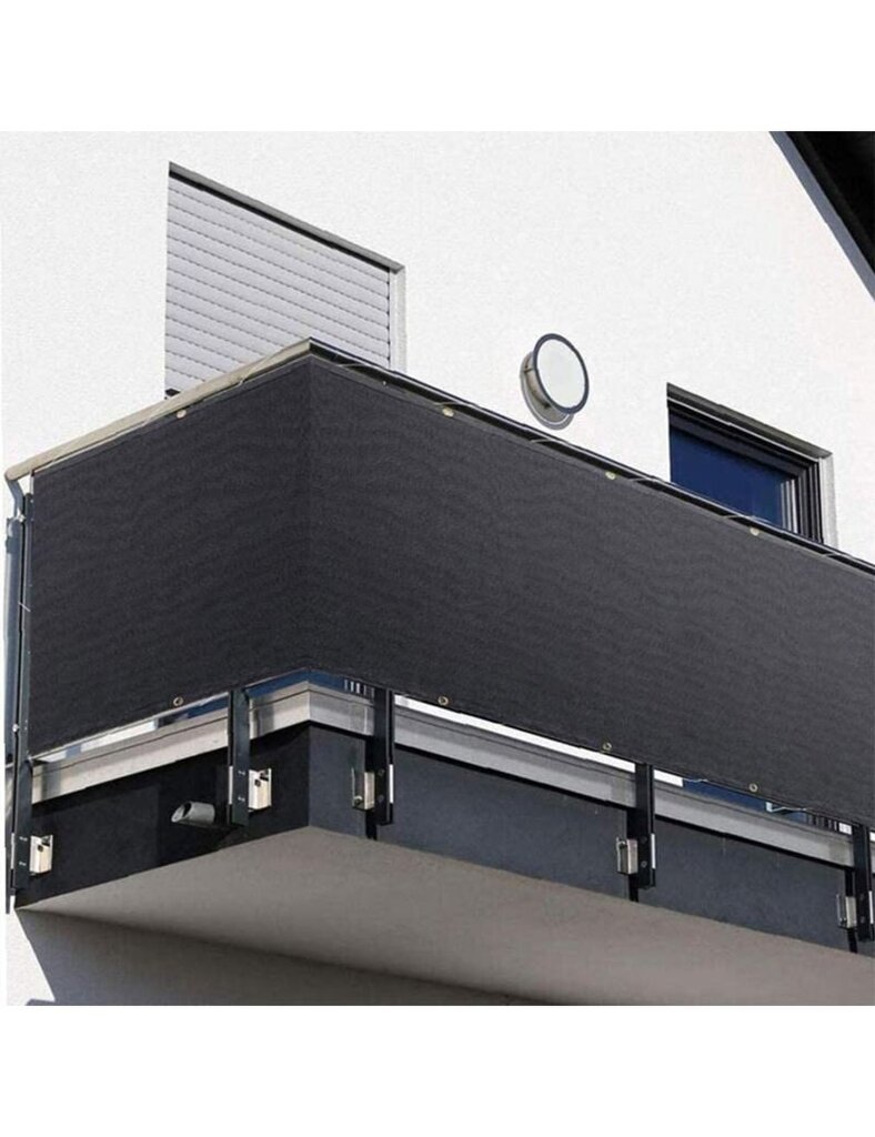 Balkono ir terasos uždanga John Green, 0,9x5m, pilka kaina ir informacija | Skėčiai, markizės, stovai | pigu.lt