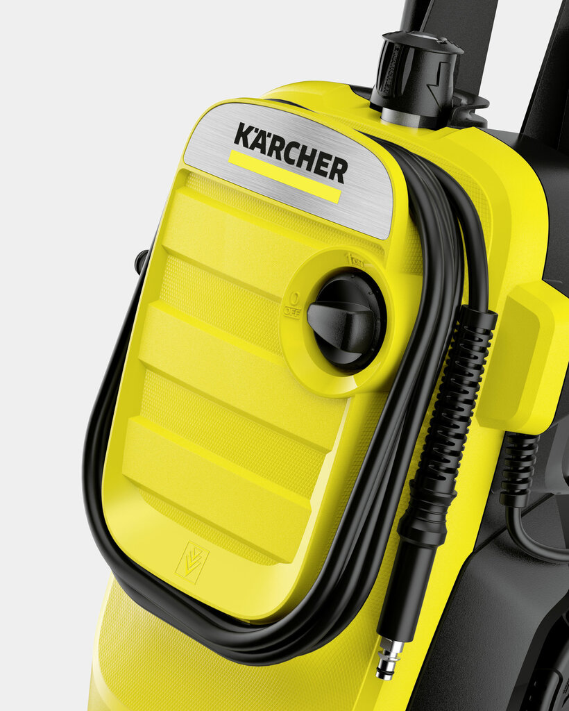 Aukšto slėgio plovimo įrenginys Karcher K 4 Compact + Putų generatorius kaina ir informacija | Plovimo įranga | pigu.lt