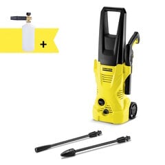 Aukšto slėgio plovimo įrenginys Karcher K 2 + Putų generatorius kaina ir informacija | Plovimo įranga | pigu.lt