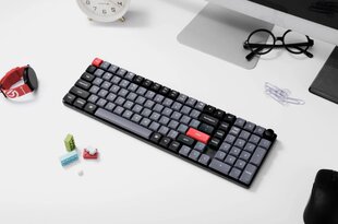 Belaidė Žaidimų Klaviatūra Keychron K17 Pro QMK/VIA Wireless Full - US Layout - Gateron Brown (K17P-A3) цена и информация | Клавиатуры | pigu.lt