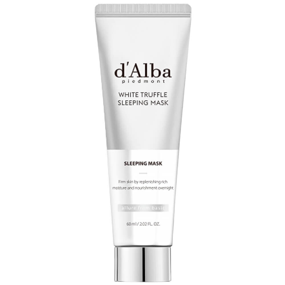 Naktinė kaukė su baltu triufeliu odai elastingumui d'Alba White Truffle Sleeping Mask, 60 ml kaina ir informacija | Veido kaukės, paakių kaukės | pigu.lt