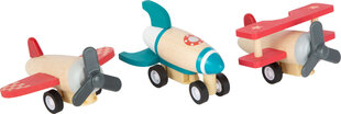 Medinės skraidančios transporto priemonės Small Foot, 3 vnt. kaina ir informacija | Žaislai kūdikiams | pigu.lt