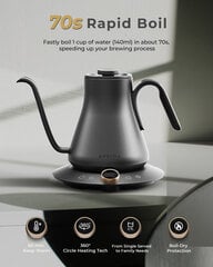 Чайник EPEIOS HummingBird EPCP001, черный цена и информация | Электрочайники | pigu.lt