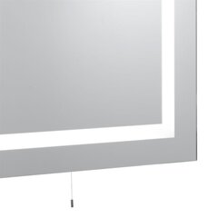 Veidrodis Searchlight 8510, sidabrinis kaina ir informacija | Vonios veidrodžiai | pigu.lt