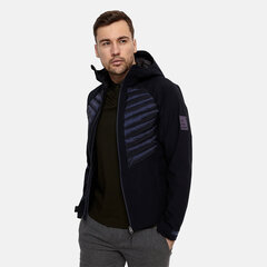 Мужская софтшелл куртка Huppa STARK, темно-синий цвет цена и информация | Мужские куртки | pigu.lt