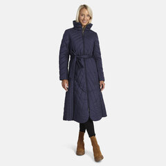 Huppa moteriškas šiltintas pavasarinis-rudeninis paltas ALMA, tamsiai mėlynas kaina ir informacija | Striukės moterims | pigu.lt