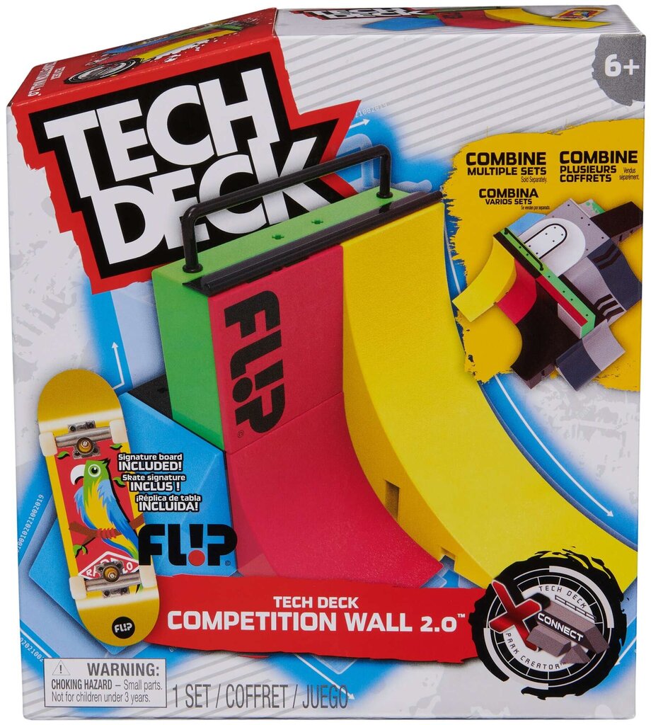 Pirštų riedlentės rampos rinkinys Spin Master Tech Deck Competition Wall 2.0 kaina ir informacija | Žaislai berniukams | pigu.lt