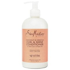 Увлажняющий кондиционер для вьющихся волос Shea Moisture, 384 мл цена и информация | Бальзамы, кондиционеры | pigu.lt