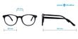 Apvalūs akiniai darbui kompiuteriu Lensor UltraBlue G125, 1 vnt. kaina ir informacija | Akiniai | pigu.lt