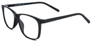 Квадратный компьютерные очки с блокировкой синего света для мужчин и женщин Lensor UltraBlue G105, Черный цена и информация | Очки | pigu.lt