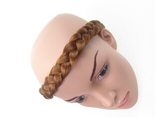 Наращивание волос с косой, плетеная повязка на голову для массивных волос (рыжевато-коричневая) Для женщин от Vanessa Grey P155-30 цена и информация | Аксессуары для волос | pigu.lt