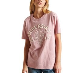 Marškinėliai moterims Superdry W1010646A, rožiniai kaina ir informacija | Marškinėliai moterims | pigu.lt