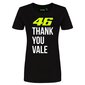 Marškinėliai moterims Valentino Rossi VR46, juodi kaina ir informacija | Marškinėliai moterims | pigu.lt