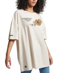 Marškinėliai moterims Superdry W1010806A 18C, smėlio spalvos kaina ir informacija | Marškinėliai moterims | pigu.lt