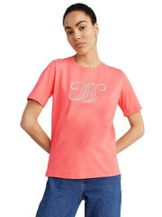 Tommy Hilfiger marškinėliai moterims, rožiniai kaina ir informacija | Marškinėliai moterims | pigu.lt