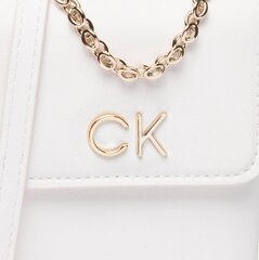 Calvin Klein женская сумочка K60K608748 YAV, белая цена и информация | Женские сумки | pigu.lt