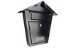 Pašto dėžutė SD1 31x29,5x7,5 cm, juoda kaina ir informacija | Pašto dėžutės, namo numeriai | pigu.lt