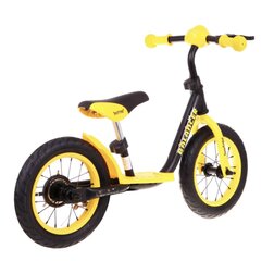 Беговел SporTrike, черный/желтый цена и информация | Балансировочные велосипеды | pigu.lt