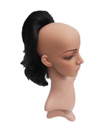 Наращивание волос Сладкое короткое вьющееся наращивание волос «конский хвост» (с когтями) (угольно-черный) Для женщин от Vanessa Grey P178 SHORT-1 цена и информация | Аксессуары для волос | pigu.lt
