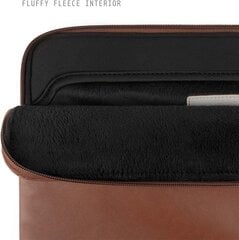 Удобный кожаный чехол для ноутбука, совместимый с 16-дюймовым MacBook Pro M3 M2 Pro/Max 2023 & M1 2021-2019 и 15-дюймовым MacBook Air цена и информация | Рюкзаки, сумки, чехлы для компьютеров | pigu.lt