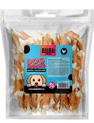 Bubu Pets kalcio kubeliai su vištiena, 500 g цена и информация | Лакомства для собак | pigu.lt