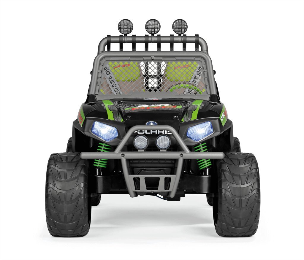 Dvivietis vaikiškas elektromobilis Peg Perego RZR PRO Green Shadow 24V цена и информация | Elektromobiliai vaikams | pigu.lt