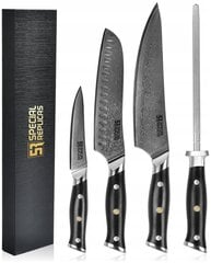 Набор ножей SpecialReplicas с точилкой, 4 части цена и информация | Ножи и аксессуары для них | pigu.lt