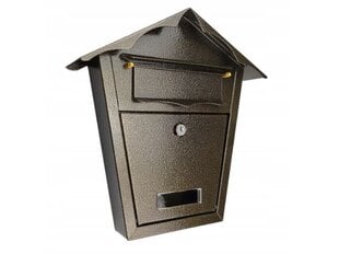 Pašto dėžutė SD1 31x29,5x7,5 cm, auksiniai atspalviai kaina ir informacija | Pašto dėžutės, namo numeriai | pigu.lt