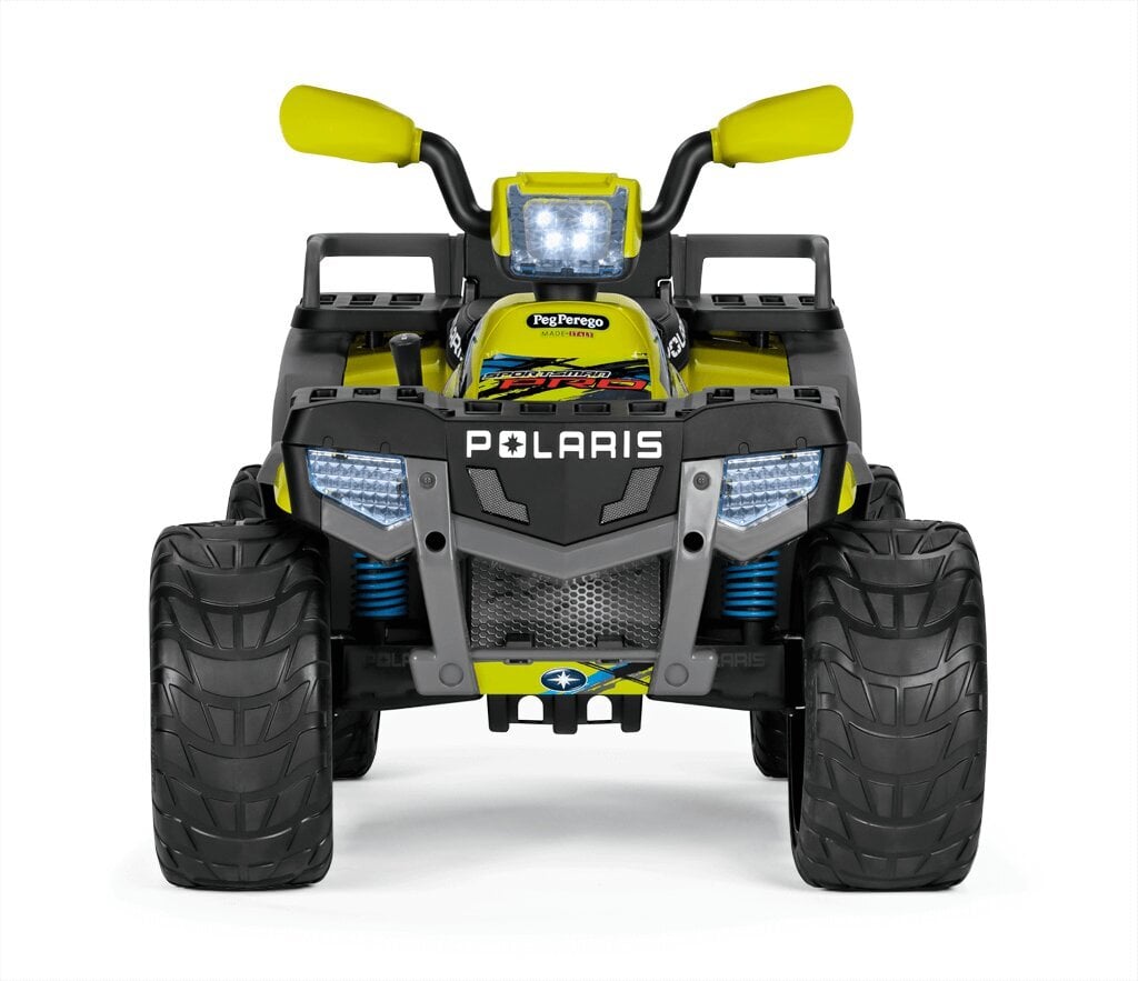 Vaikiškas vienvietis elektrinis keturratis Peg Perego Polaris SPORTSMAN PRO Citrus 24V цена и информация | Elektromobiliai vaikams | pigu.lt