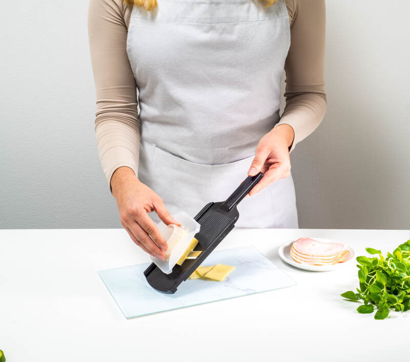 Daržovių pjaustyklė, juoda цена и информация | Virtuvės įrankiai | pigu.lt