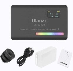 Ulanzi VL120 RGB цена и информация | Осветительное оборудование для фотосъемки | pigu.lt