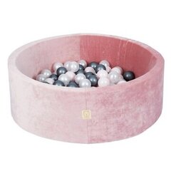 Apvalus vaikiškas kamuoliukų baseinas MeowBaby, rožinis kaina ir informacija | Žaislai kūdikiams | pigu.lt