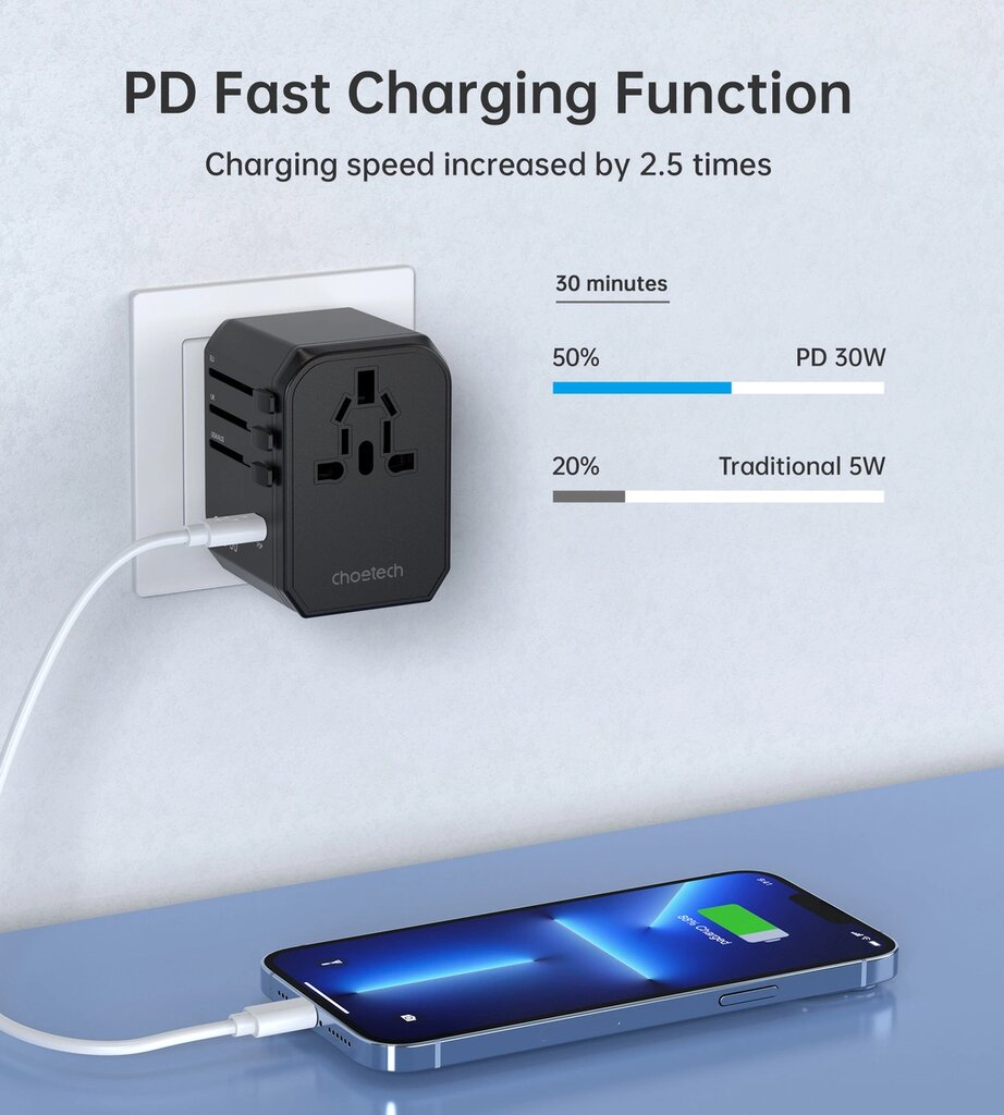 Choetech PD6041 цена и информация | Adapteriai, USB šakotuvai | pigu.lt