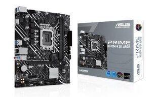 Asus Prime H610M-K D4 ARGB kaina ir informacija | Pagrindinės plokštės | pigu.lt