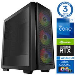 Intop RW35349WH i7-14700F 32GB DDR5 1TB SSD M.2 NVME+2TB RTX3050 6GB WIN11 kaina ir informacija | Stacionarūs kompiuteriai | pigu.lt