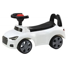 Paspiriamas automobilis QX-3396 Lean Toys, baltas kaina ir informacija | Žaislai kūdikiams | pigu.lt