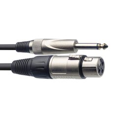 Stagg XLR, 6.35 mm, 10 m kaina ir informacija | Kabeliai ir laidai | pigu.lt