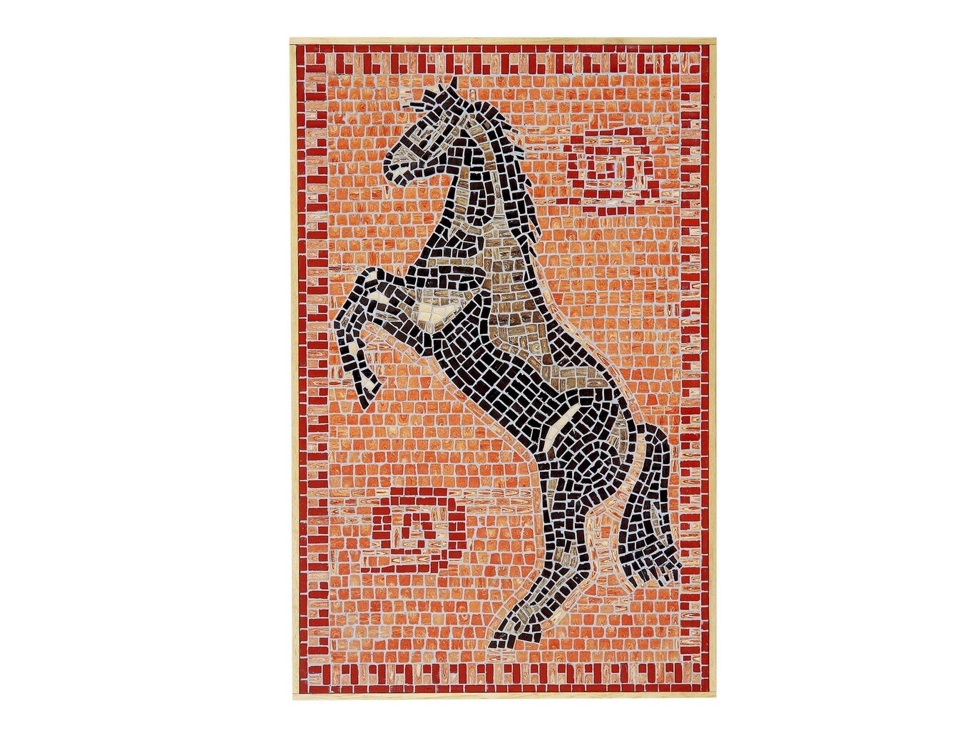 Mažų plytelių mozaika Arklys Cuit, 2.113, 54,5 x 34,5 cm. kaina ir informacija | Lavinamieji žaislai | pigu.lt