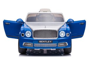 Vienvietis vaikiškas elektromobilis Bentley Mulsanne, mėlynas kaina ir informacija | Elektromobiliai vaikams | pigu.lt